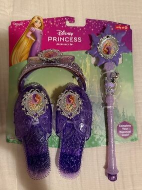 Disney Rapunzel Purple Dress-Up Set with Headband, Shoes & Wand